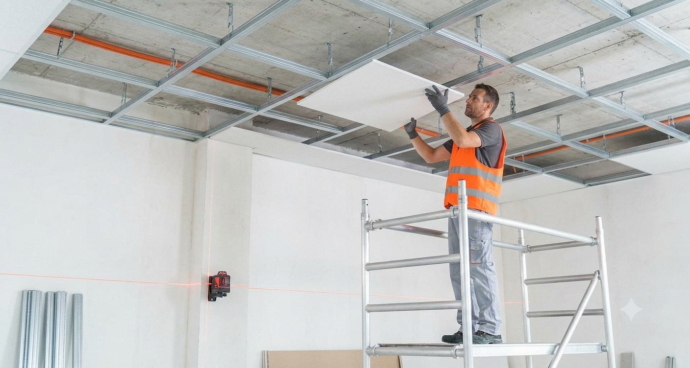 Abgehängte Decken & Deckensysteme